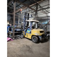 Đại tu phanh và bảo dưỡng toàn bộ cho xe nâng dầu 3.5 tấn Komatsu FD35-7 động cơ 6D102 tại xưởng cơ khí tại Quán Gánh, Thường Tín, Hà Nội